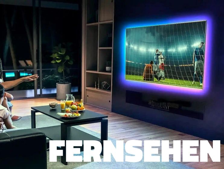 LED Streifen hinterm Fernseher